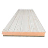Panel Sandwich Madera Friso Abeto Blanco Decapado Panel Sandwich Madera Friso Abeto Decape Blanco Ondutherm