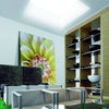 Claraboya apertura por husillo rectangular