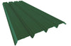 Chapa metálica grecada MT56 para cubiertas color verde navarro