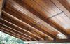 Interior con acabado de madera Panel Teja